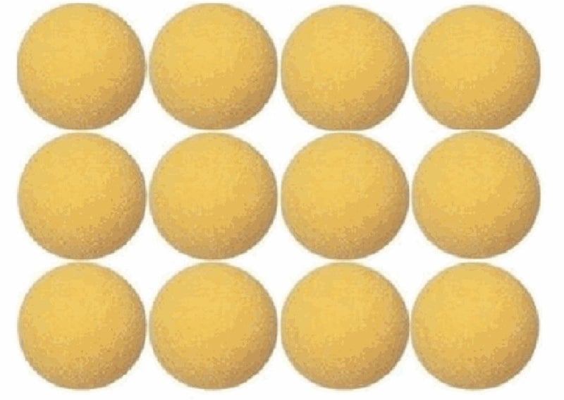 Tornado Official Foosballs Tournament Balls Commercial Quality - Play Like The Pros (12 Balls  Yellow) - Image 1